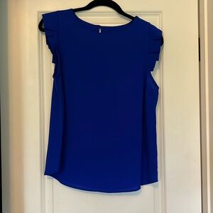 Royal blue blouse